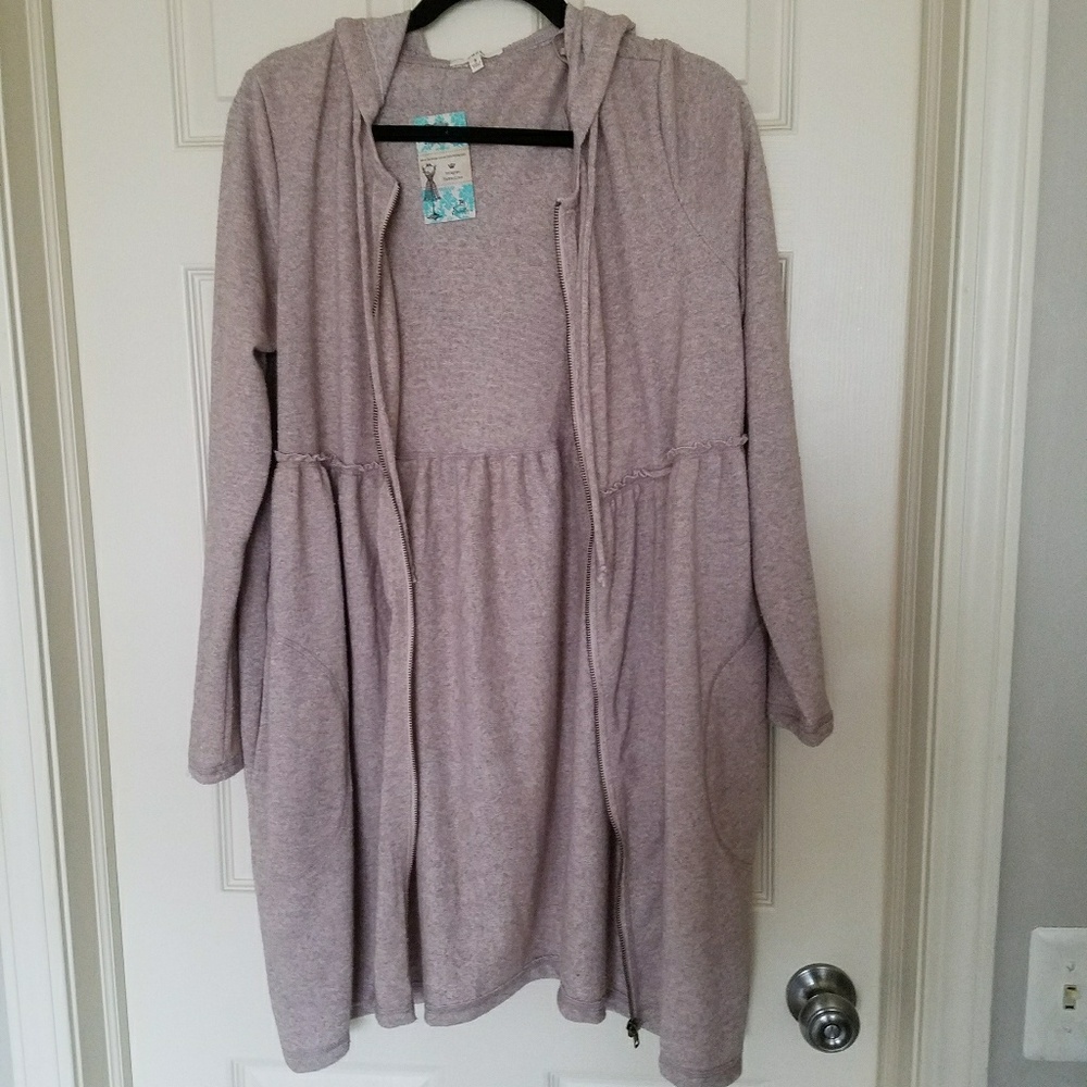Women's Hooded Sweatshirt in Light Purple